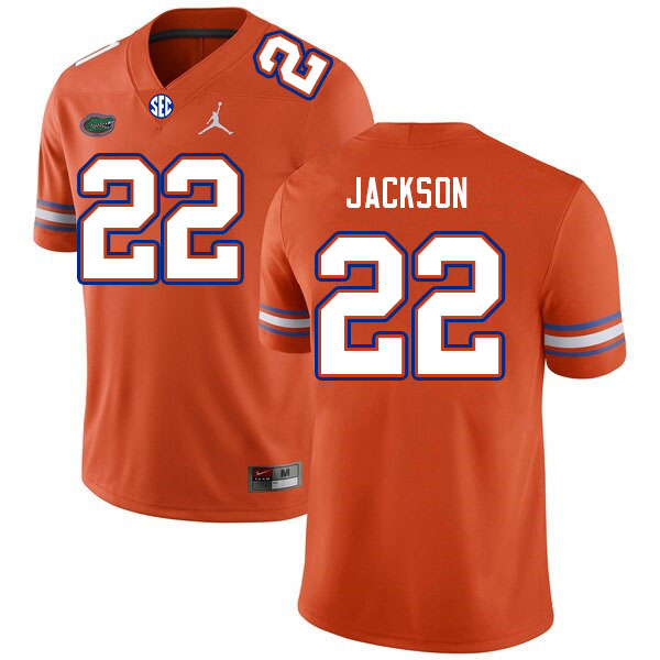 Men #22 Kahleil Jackson Florida Gators College Football Jerseys Sale-Orange
